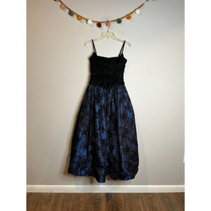 Gunne Sax by Jessica McClintock 90's Y2K formal corset dress